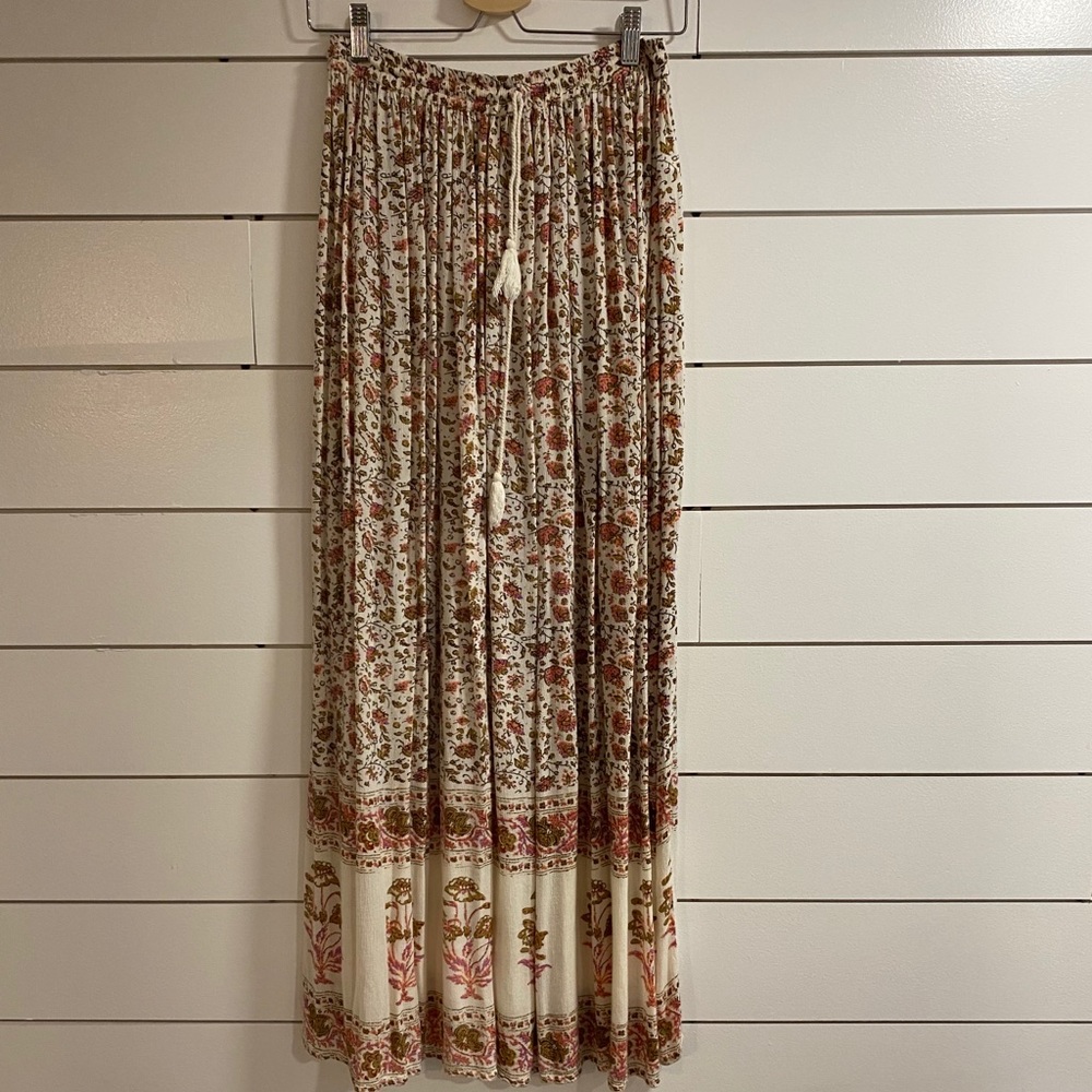 Boho Floral Maxi Skirt